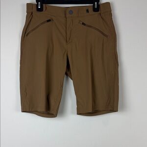 Icebreaker Men's Brown Flat Front Shorts Medium